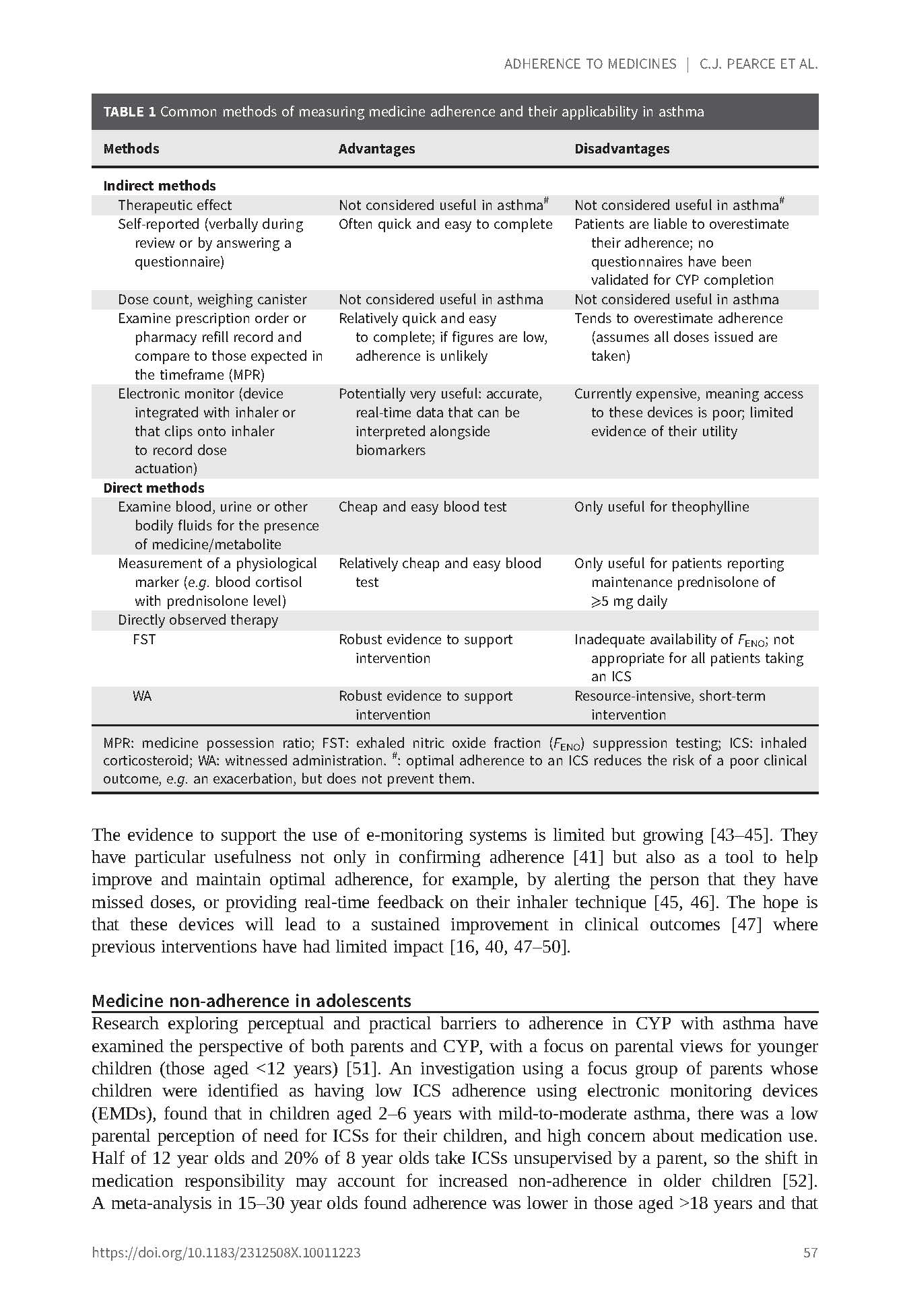 The Transition of Respiratory Care: from Child to Adult